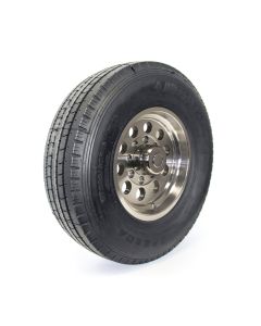 Pneu radial 235/85R16 14 plis LRG 4400 lbs Westlake et jante 16" 8 trous modulaire aluminium