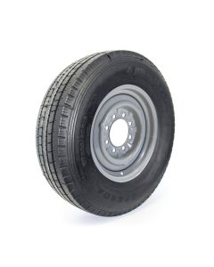 Pneu radial 235/85R16 14 plis LRG 4400 lbs Westlake et jante 16" 8 trous grise