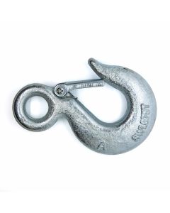 Crochet pour treuil avec loquet