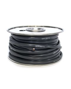 Fil à 2 brins 14 GA gainé gris plat 100' TECHSPAN