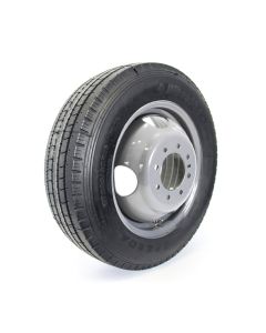 Pneu radial 235/80R16 14 plis LRG 4080 lbs Westlake et jante 16" 8 trous double grise