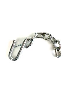 Chaîne de sécurité de 5/16" x 12,5" 1 crochet à loquet 7,6K