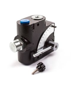 Contrôle de débit de 0 à 16 gallons avec valve ajustable de 1/2" NPT