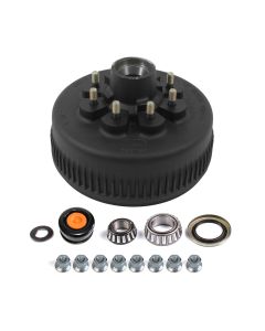 Tambour de 12 1/4" x 3 3/8" à 8 goujons 5/8" B.C. 6,5" 8K à graisse ABS complet DEXTER