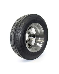 Pneu radial 235/85R16 14 plis LRG 4400 lbs Westlake et jante 16" 8 trous double aluminium
