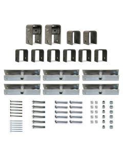 Quincaillerie quadruple industrielle 6K stabilisateur 13" zinc