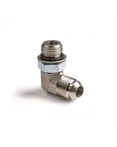 Raccord de 90° 1/2" x 1/2" M-JIC / F-ORB pivotant