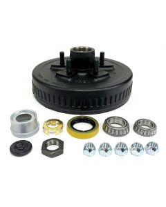 Tambour de 10" x 1 1/2" à 5 goujons 1/2" B.C. 4,5" 3K à graisse complet DEXTER