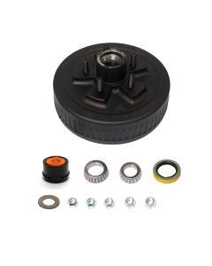 Tambour de 10" x 2 1/4" à 5 goujons 1/2" B.C. 4,5" 3,5K à graisse complet DEXTER