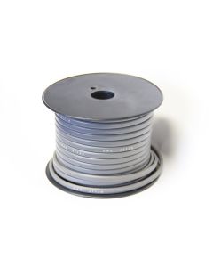 Fil à 2 brins 16 GA noir/blanc gainé plat gris 100' SMARTOW