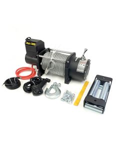 Treuil électrique 17K télécommande avec fil (câble en acier 85')