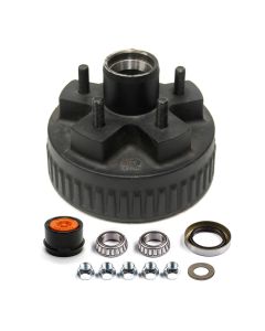 Tambour de 7" x 1 1/4" à 5 goujons 1/2" B.C. 4,5" 2K électrique cône 1" à graisse complet DEXTER