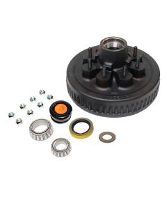 Tambour de 12" x 2" à 8 goujons 1/2" B.C. 6,5" 7K à graisse complet DEXTER