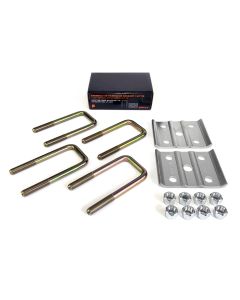 Ensemble de fixation de ressort 1 3/4" pour essieu 2K pour tube carré boulon en U 1/2" (en boîte) FRAMECO