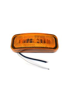 Lumière de gabarit LED 4" x 1 1/2" ambre 2 diodes (sans support)