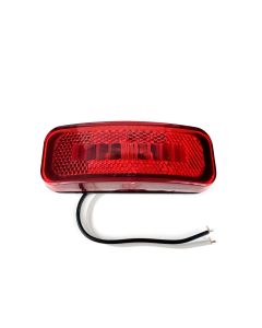 Lumière de gabarit LED 4" x 1 1/2" rouge 2 diodes (sans support)