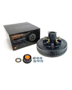 Tambour de 12" x 2" à 6 goujons 1/2" B.C. 5,5" 6K assemblé et graissé complet (en boîte) FRAMECO