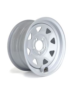 Jante 15" x 6" 5 trous 2200 lbs rally et protège-valve