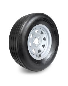 Pneu agricole 11L15 8 plis LRD tubeless 2530 lbs 66 km/h Fastrac avec tube et jante 15" 5 trous rally et protège-valve