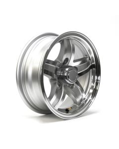 Jante 13" x 5" 5 trous 1600 lbs aluminium Lynx et centre de roue