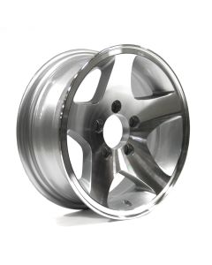 Jante 14" x 5 1/2" 5 trous 2040 lbs aluminium Five Star