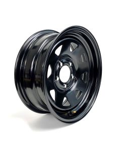 Jante 15" x 6" 5 trous 2200 lbs rally noire