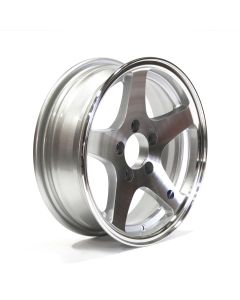 Jante 15" x 5" 5 trous 2150 lbs aluminium Five star