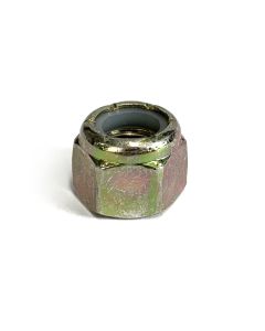 Écrou 3/8"-24 NF en nylon (locknut) fini zinc jaune grade 8