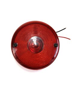 Lumière de position inc. gauche de 3 3/4" rouge en plastique