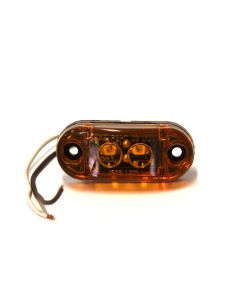 Lumière de gabarit LED de 2 1/2" ambre 2 diodes
