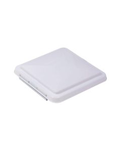 Couvercle aérateur 14" x 14" blanc profil bas