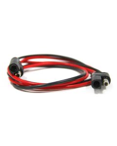 Connecteur plat 2 brins 16 GA et fil 24" TECHSPAN