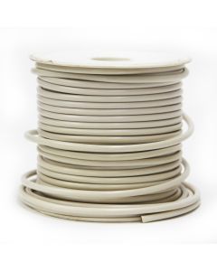 Fil à 1 brin 12 GA blanc 100' TECHSPAN