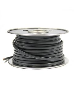 Fil à 2 brins 16 GA gainé gris plat 100' TECHSPAN