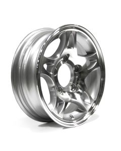 Jante 12" x 4" 5 trous 1520 lbs aluminium modèle-S5 Jante 12" x 4" 5 trous 1520 lbs aluminium modèle-S5