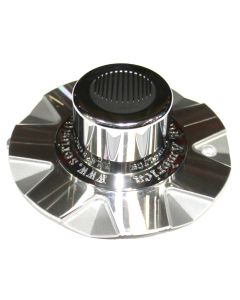 Centre de roue 8 trous 16" série 06 plastique chrome