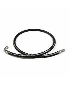 Boyau hydraulique de 60" 1 côté droit et 1 côté 90°