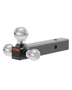 Barre d'accouplement de 2" x 2" 3 boules chromes de 3,5K-10K CURT