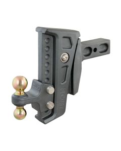 Barre d'accouplement de 2 1/2" x 2 1/2" ajustable 10K-20K boules de 2" et 2 5/16" Rebellion XD CURT