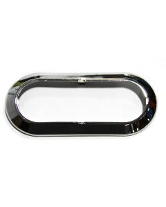 Contour 6 1/2" oval chrome
