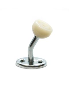 Arrêt de porte courbé en zinc de 3" avec butoir