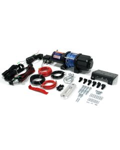 Treuil électrique 4,5K pour VTT télécommande avec fil (câble en nylon 50')