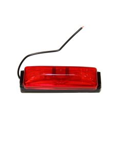 Lumière de gabarit inc. de 4" x 1" rouge