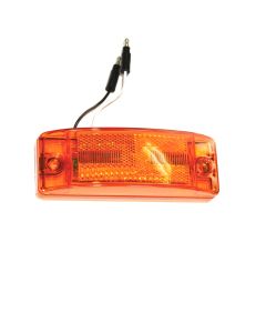 Lumière de gabarit LED de 6" x 2" ambre 8 diodes