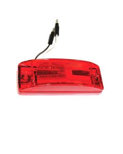 Lumière de gabarit LED de 6" x 2" rouge 8 diodes avec réflecteur