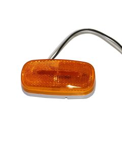 Lumière de gabarit LED de 4" x 2" ambre 6 diodes avec réflecteur