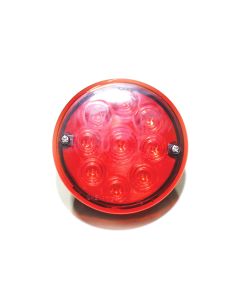 Lumière de position LED de 3 3/4" rouge 9 diodes