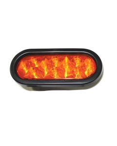 Lumière de position LED de 6 1/2" x 2 1/4" ambre 10 diodes