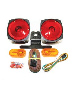 Ensemble de lumières inc. 5" rouges avec fil 20'