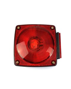 Lumière de position inc. 4 1/2" x 4 1/2" rouge droit (LU5836K)